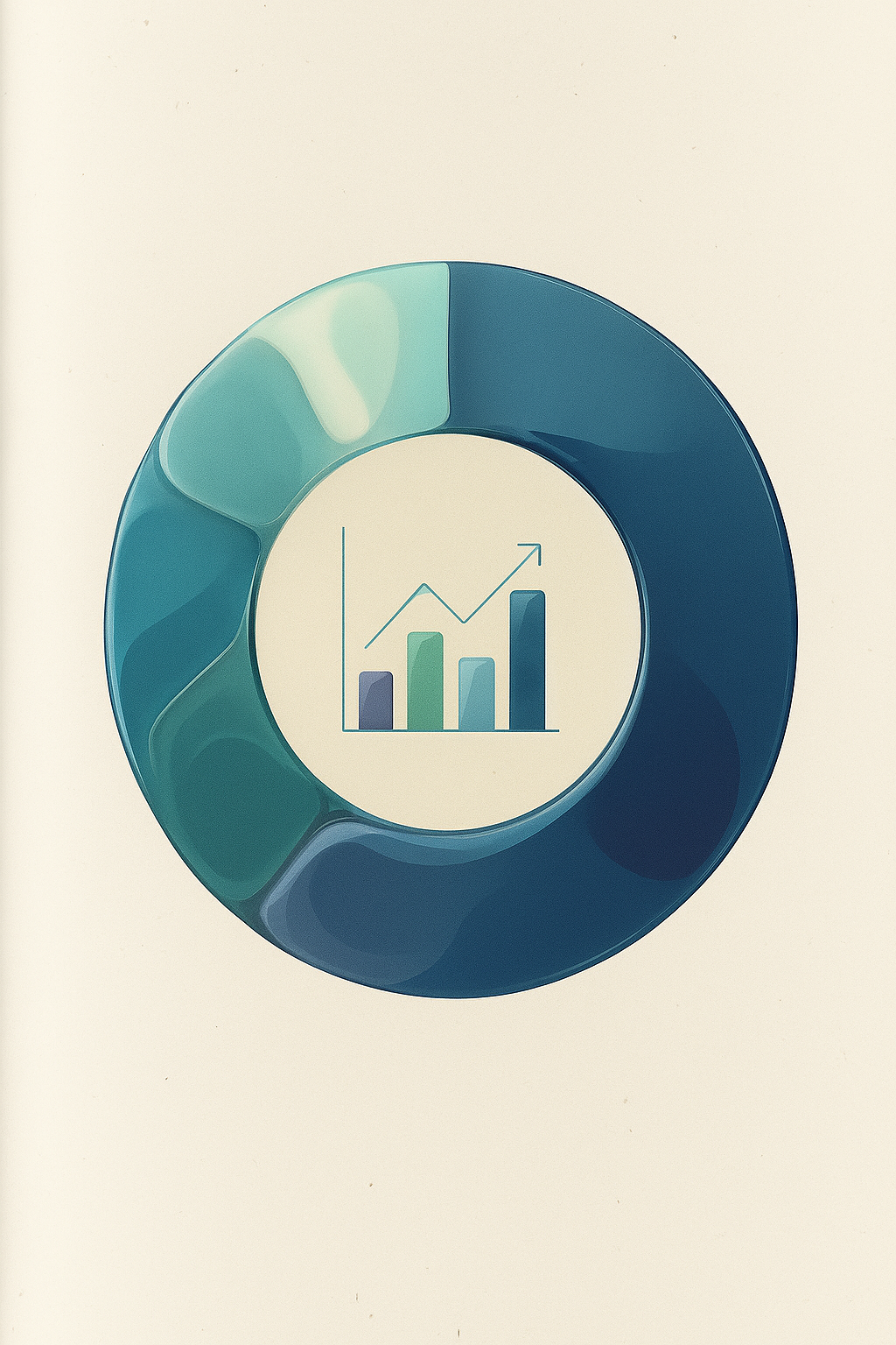 Logo on colored background